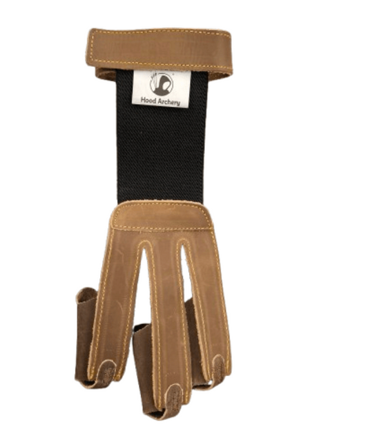 Hood Archery Traditional Handschuh Braun