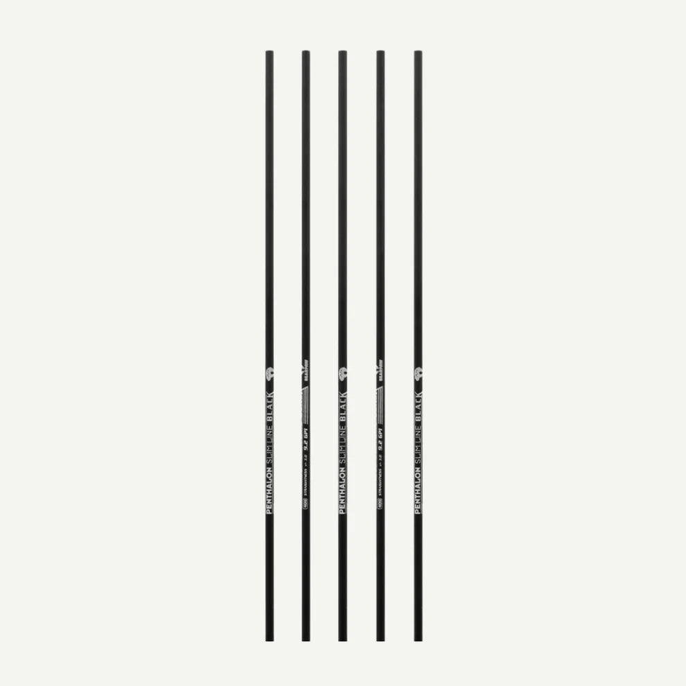 Carbonpfeil Slim Line 40820 Penthalon Black Naturfedern